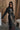 Bristol Black Faux-Leather Trench Coat - side view