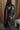 Bristol Black Faux-Leather Trench Coat - back