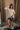 Eleni Beige Lace Hem Sweater - full body front view