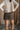 Farren Brown Plaid Mini Skort - back view