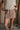Joslyn Brown Fawn Mini Skirt- close front view