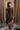 Kalani Brown Off-The-Shoulder Asymmetric Dress - back view