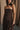 Maribelle Brown Strapless Maxi Dress - cloes up front view