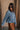 Parker Pleated Denim Jacket - frontal side view