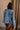 Parker Pleated Denim Jacket - back view