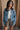 Raina Zip-Up Denim Jacket - view of front