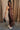 Solange Brown Floral Applique Maxi Dress - full body side view