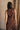 Solange Brown Floral Applique Maxi Dress - upper body back view