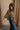 Calla Olive Polka Dot Mesh Poncho - side view