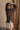 Danica Brown & Beige Twofer Dress - side view