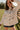 Georgia Cream & Brown Barn Jacket- close front view