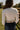 Shannon Cream Ribbed Mock Neck Top - back view