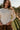 Mille Cream Tortoise Button Sweater Vest - close front view