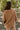 Trish Camel Mock Neck Sweater - close back view
