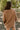 Trish Camel Mock Neck Sweater - close back view