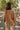 Trish Camel Mock Neck Sweater - back view