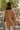 Trish Camel Mock Neck Sweater - back view