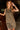 front view of Elsie Cheetah Denim Mini Dress