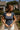 Alaina Navy Blue Short Sleeve Top -  front view