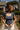 Alaina Navy Blue Short Sleeve Top -  front view