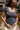 Alaina Navy Blue Short Sleeve Top -  close front view
