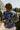 Laura Blue Multi Floral Short Sleeve Top - back