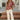 Penelope Brick & Beige Floral Top - full body front view