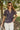 Sophia Navy & Clay Floral Top - front view