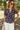 Sophia Navy & Clay Floral Top - front 