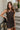 Patricia Black Striped Halter Mini Dress - front view