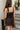 Patricia Black Striped Halter Mini Dress - back view