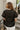 Krista Black Multi Short Sleeve Top -back view