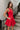 Julia Red Flare Sleeveless Mini Dress - side view