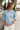Rima Blue & Red Scallop Trim Sweater - front 
