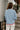 Rima Blue & Red Scallop Trim Sweater - back