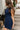 Wren Navy Flare Sleeveless Mini Dress - side view