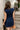 Wren Navy Flare Sleeveless Mini Dress - back