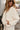 Gigi Cream Zip-Front Cropped Bubble Hoodie - frontal side view