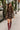 Olivia Brown Mesh & Velvet Floral Mini Dress - full front view