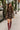 Olivia Brown Mesh & Velvet Floral Mini Dress - full front view