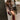 Olivia Brown Mesh & Velvet Floral Mini Dress - full body front view