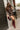 Olivia Brown Mesh & Velvet Floral Mini Dress - full body front view