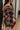 Olivia Brown Mesh & Velvet Floral Mini Dress -  frontal side view