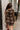 Olivia Brown Mesh & Velvet Floral Mini Dress - back view