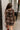 Olivia Brown Mesh & Velvet Floral Mini Dress - back view