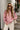 Katherine Mauve Color Block Pullover  - frontal view
