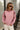 Katherine Mauve Color Block Pullover  - front