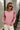 Katherine Mauve Color Block Pullover  - front