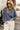 Kady Washed Blue Long Sleeve Pullover - front view