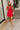 Wren Red Flare Sleeveless Mini Dress - full body front view